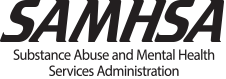 Text-only logo for SAMHSA, the Substance Abuse and Mental Health Services Administration. 